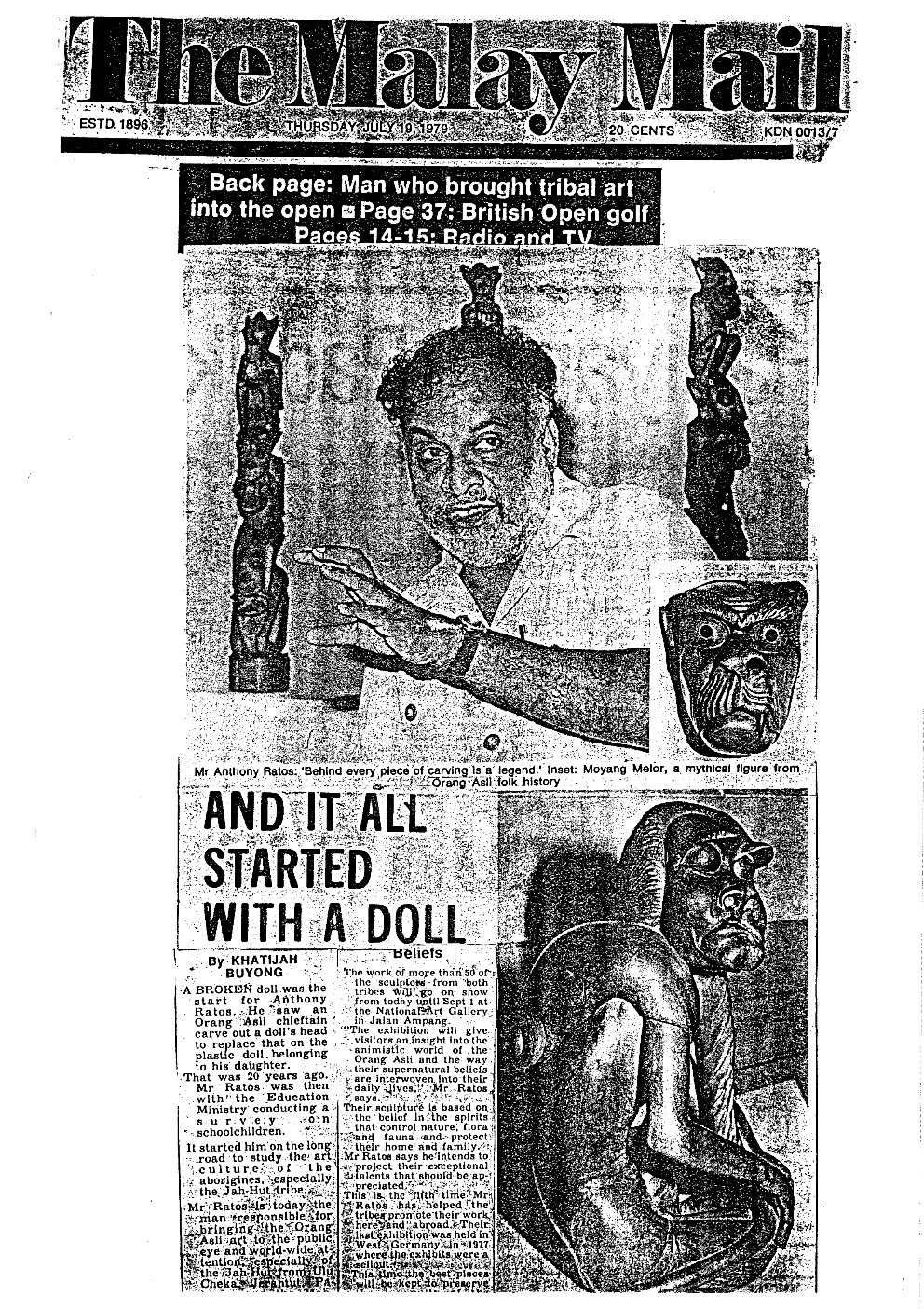 The Malay Mail, July 19, 1979